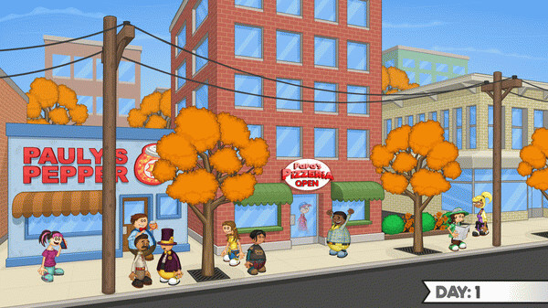 Игра Papa's Pizzeria Deluxe, скриншот