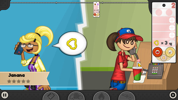 Игра Papa's Pizzeria Deluxe, скриншот