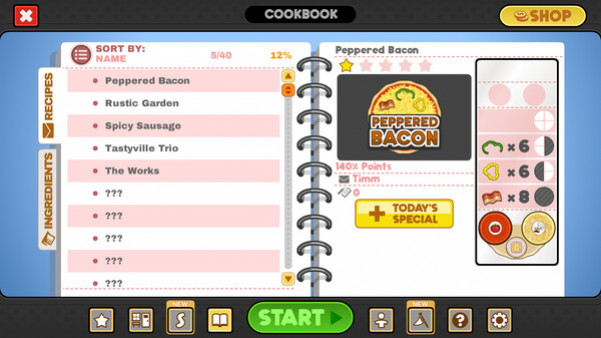 Игра Papa's Pizzeria Deluxe, скриншот