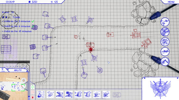 Игра Paper Battlefield, скриншот
