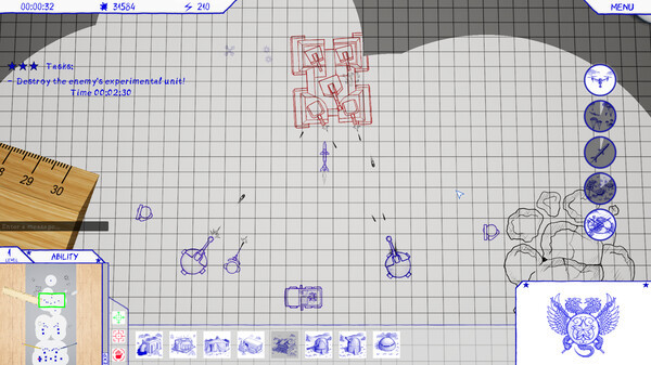Игра Paper Battlefield, скриншот