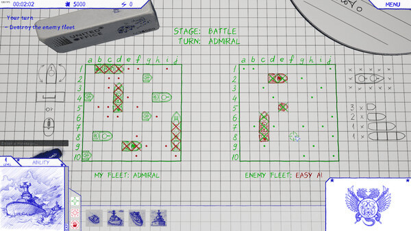 Игра Paper Battlefield, скриншот