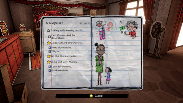 Игра Paper Ghost Stories: Third Eye Open, скриншот