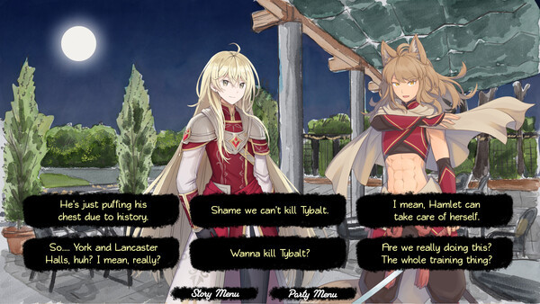 Игра Paper Shakespeare 3: Girl Werewolf Hamlet Absolutely Solves the War of the Roses, скриншот