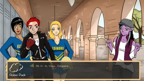 Игра Paper Shakespeare: To Date Or Not To Date?, скриншот