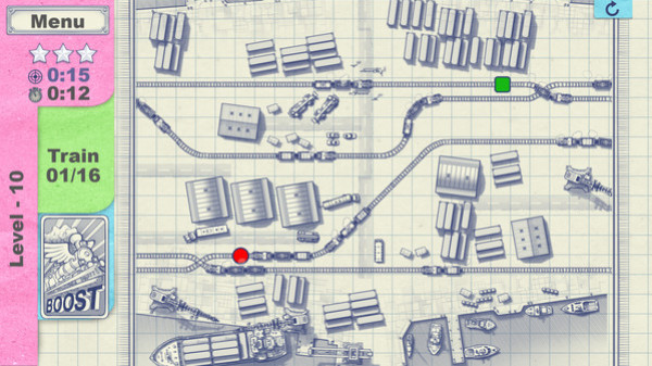Игра Paper Train Traffic, скриншот