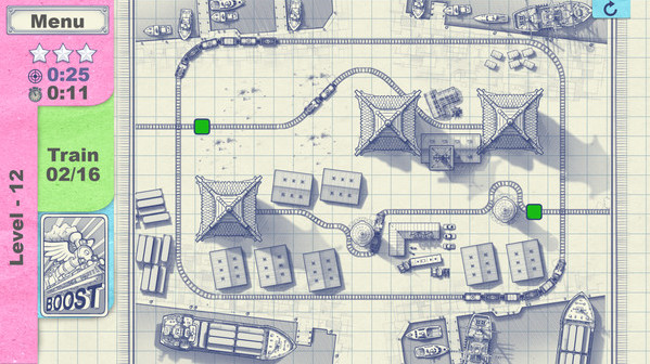 Игра Paper Train Traffic, скриншот