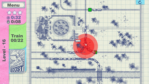 Игра Paper Train Traffic, скриншот