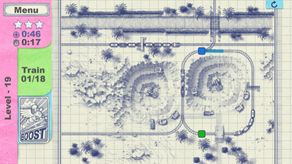 Игра Paper Train Traffic, скриншот