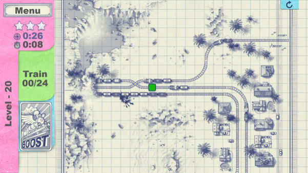 Игра Paper Train Traffic, скриншот