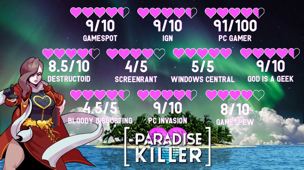 Игра Paradise Killer, скриншот