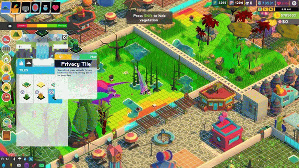 Игра Parkasaurus, скриншот