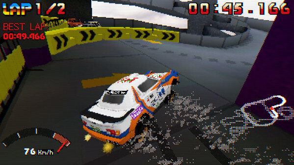 Игра Parking Garage Rally Circuit, скриншот