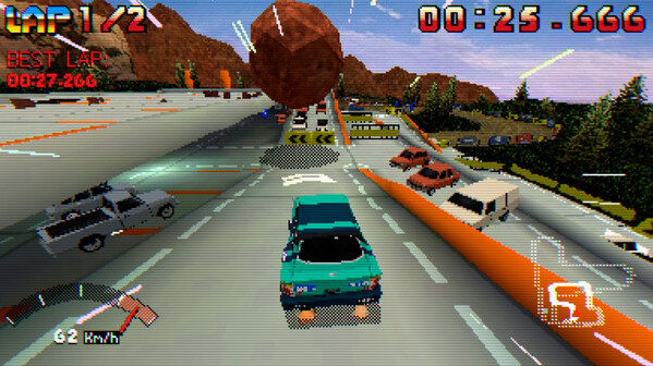 Игра Parking Garage Rally Circuit, скриншот