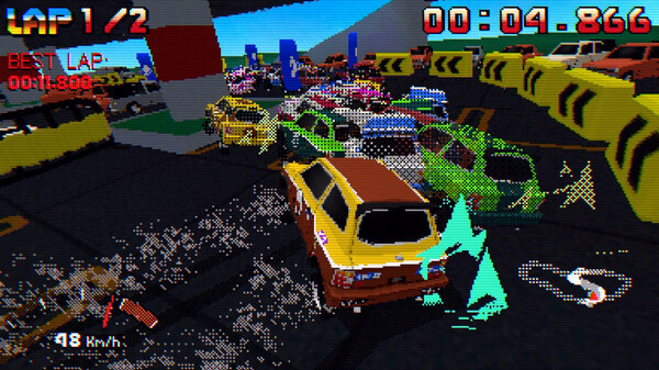 Игра Parking Garage Rally Circuit, скриншот