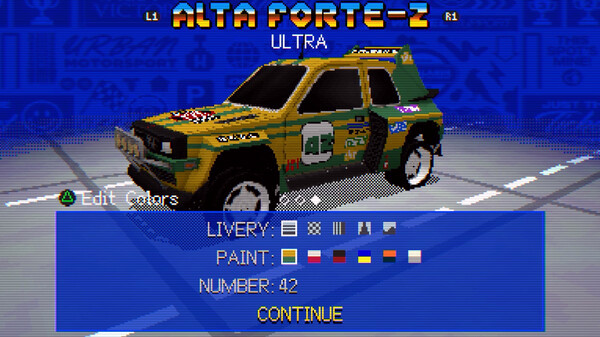 Игра Parking Garage Rally Circuit, скриншот