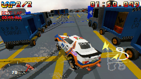 Игра Parking Garage Rally Circuit, скриншот