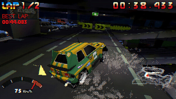 Игра Parking Garage Rally Circuit, скриншот