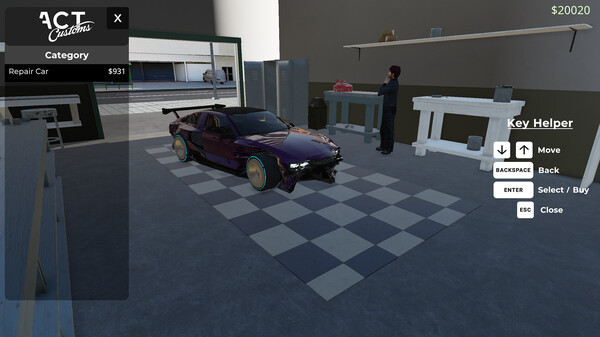 Игра Parking Lot Simulator: Car Collector, скриншот