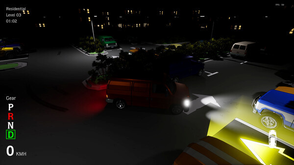 Игра Parking Simulator, скриншот