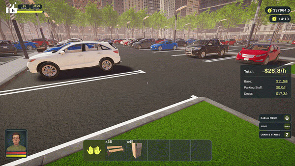Игра Parking Tycoon 2, скриншот