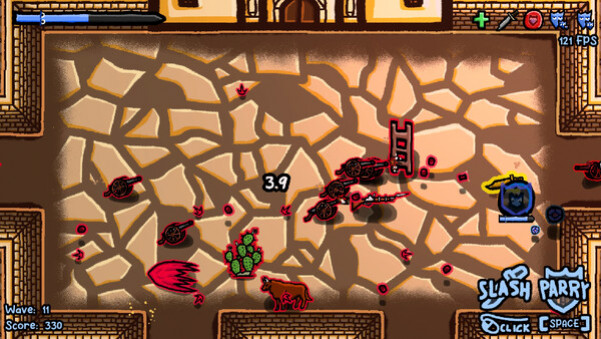 Игра Parrydox: Battle of the Alamo, скриншот