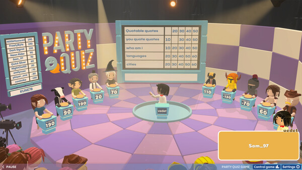 Игра Party Quiz, скриншот