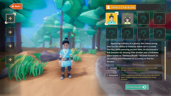 Игра Pathless Woods, скриншот