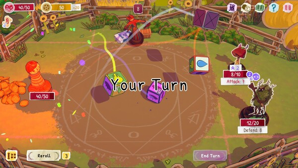 Игра Pawful Dice, скриншот
