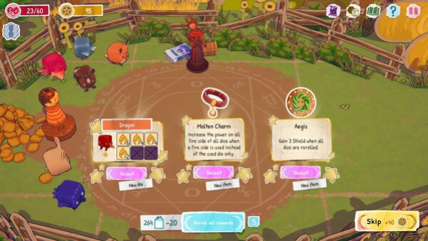 Игра Pawful Dice, скриншот