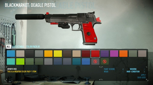 Игра PAYDAY 2: Weapon Color Pack 1, скриншот
