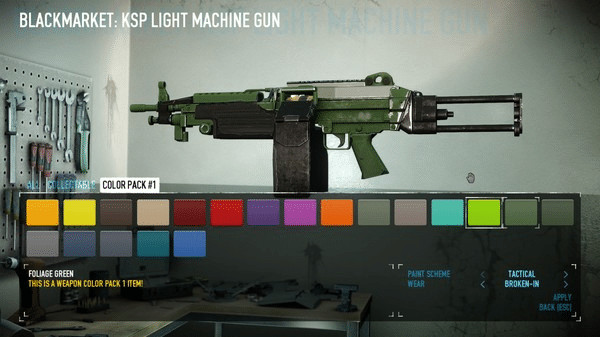 Игра PAYDAY 2: Weapon Color Pack 1, скриншот