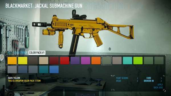 Игра PAYDAY 2: Weapon Color Pack 1, скриншот