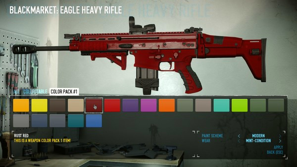 Игра PAYDAY 2: Weapon Color Pack 1, скриншот