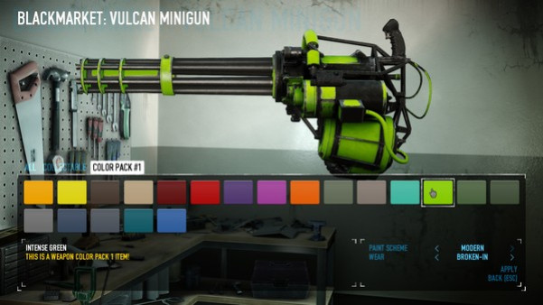 Игра PAYDAY 2: Weapon Color Pack 1, скриншот