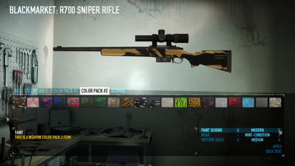 Игра PAYDAY 2: Weapon Color Pack 2, скриншот
