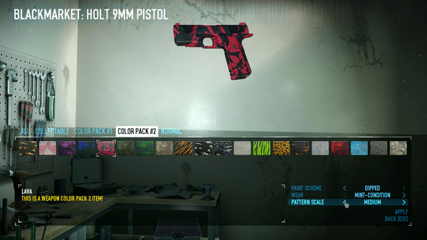 Игра PAYDAY 2: Weapon Color Pack 2, скриншот