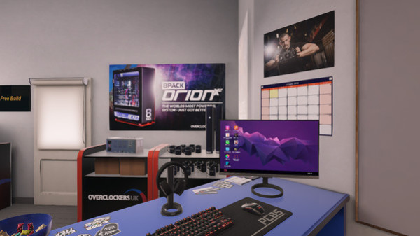 Игра PC Building Simulator - Overclockers UK Workshop, скриншот