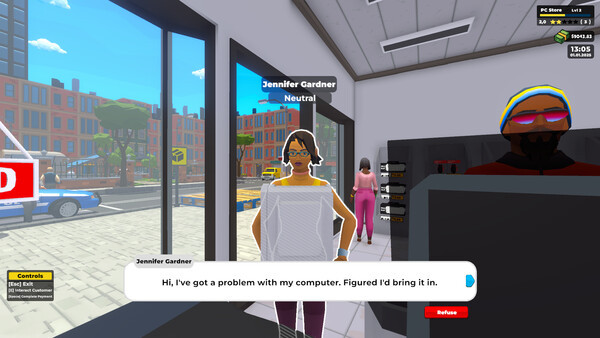 Игра PC Store Simulator, скриншот