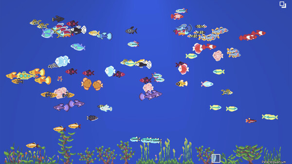 Игра Peacequarium, скриншот