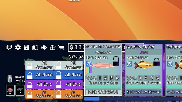 Игра Peacequarium, скриншот