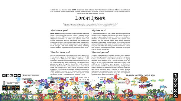 Игра Peacequarium, скриншот