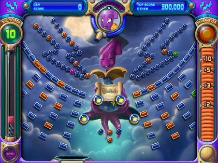 Игра Peggle Nights, скриншот