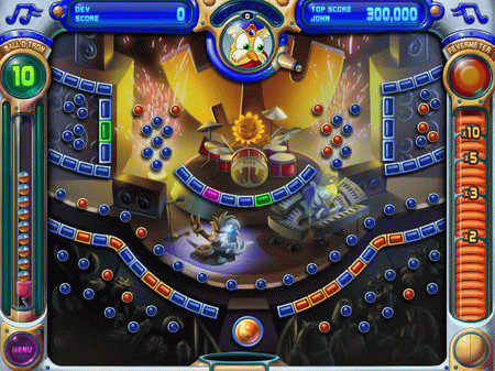 Игра Peggle Nights, скриншот