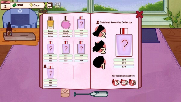 Игра Perfume Atelier, скриншот