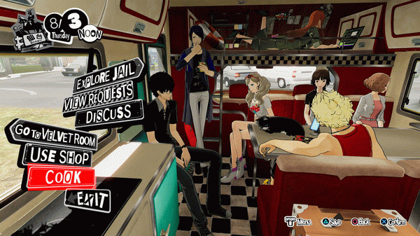 Игра Persona 5 Strikers, скриншот