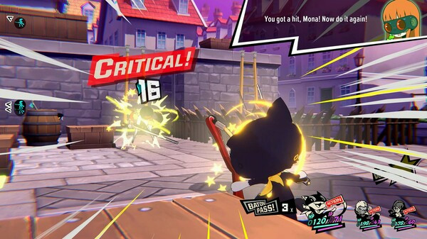 Игра Persona 5 Tactica, скриншот