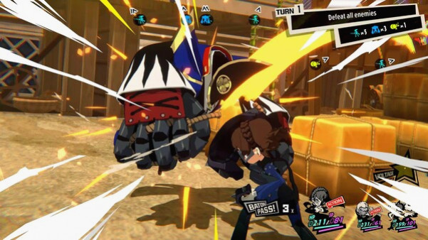 Игра Persona 5 Tactica, скриншот