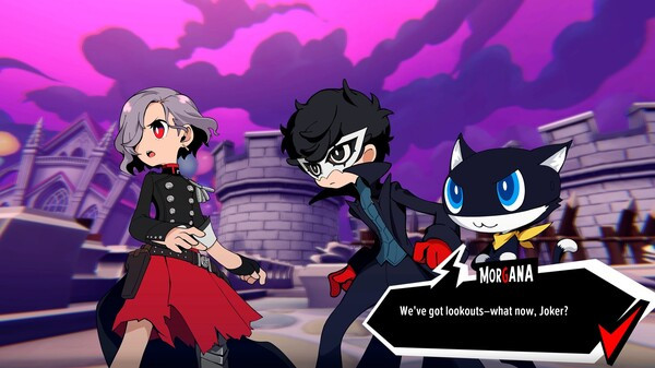 Игра Persona 5 Tactica, скриншот