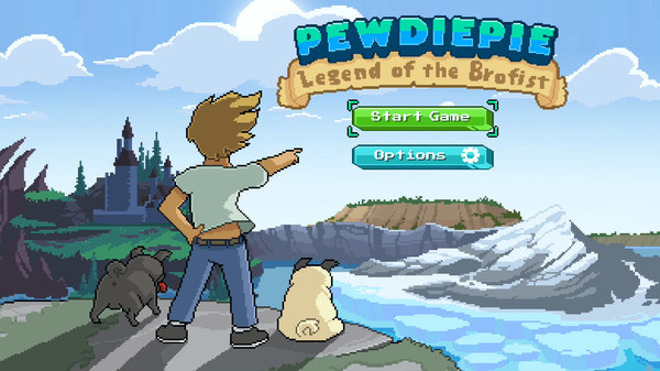 Игра PewDiePie: Legend of the Brofist, скриншот